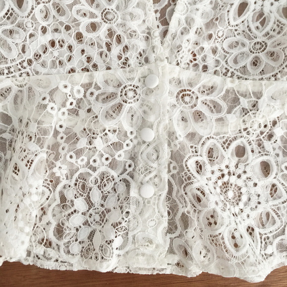 For Love & Lemons lace peplum top - Picture 4 of 4
